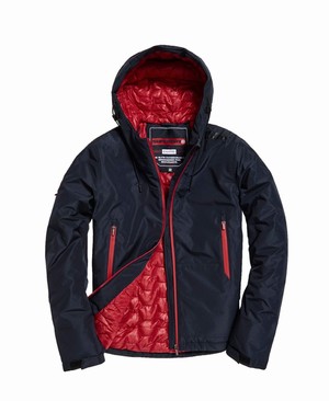 Superdry Padded Elite Férfi Kabát Sötétkék | RGOQM0372